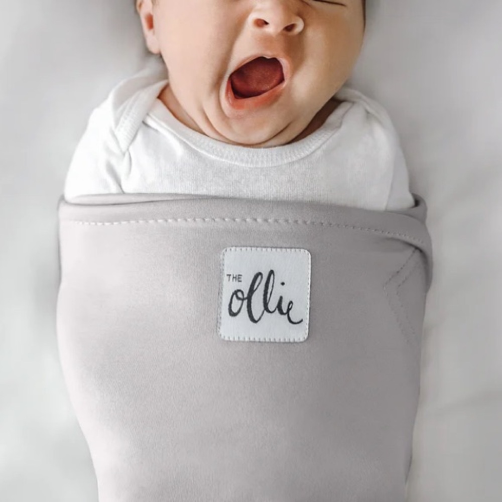 The Ollie Baby Swaddle in Gray